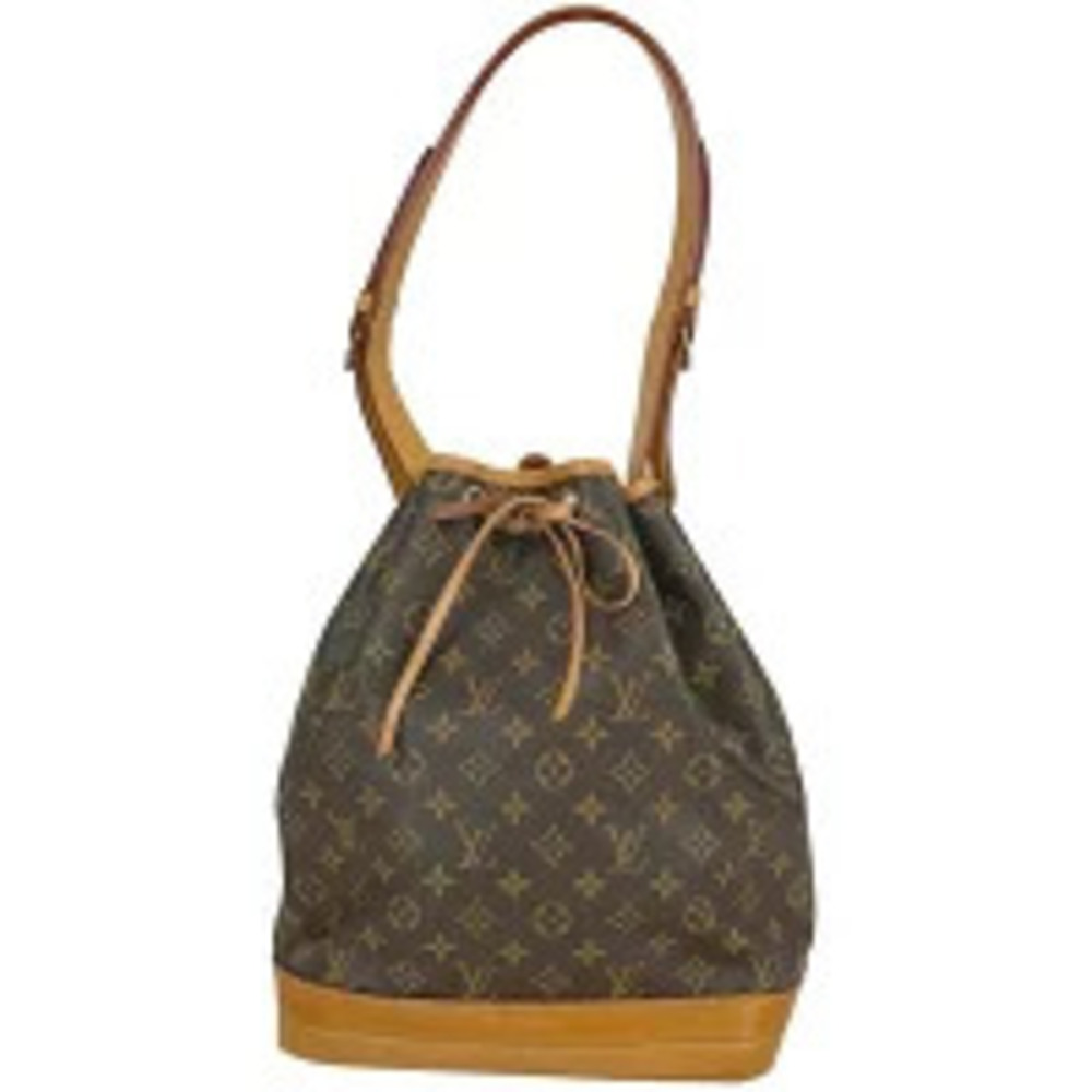 Louis Vuitton Noe Hobo Drawstring Shoulder Bag Monogram Brown